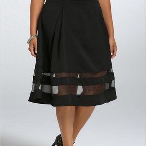 Torrid Fit and Flair Skirt, Size 16